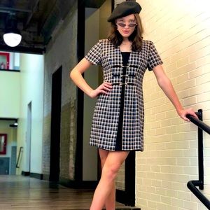 Vintage gingham dress